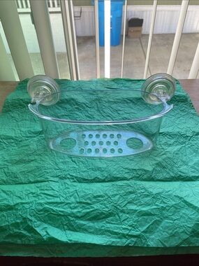 Clear Suction Shower Caddy - Clear